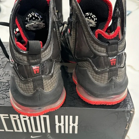 Nike LeBron 19 EP 'Bred' DC9340-001 - Picture 6 of 9